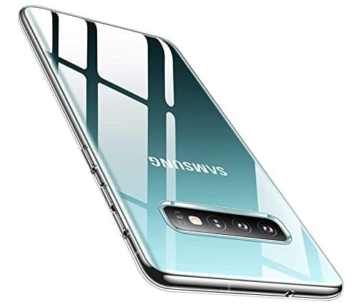 LinYun Transparent Mobile Phone Case for Samsung S10+ - Crystal Clear Mobile Phone Case - Robust Mobile Phone Protective Case - Premium Phone Case - Non-Yellowing Samsung S10 + Case Cellular phone case