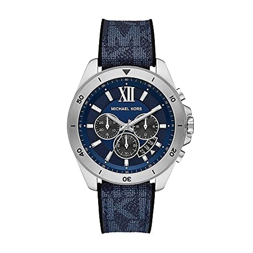 Michael Kors Watch for Men, Quartz Movement, Analog Display, Multicolor Multicolor Strap-MK8923