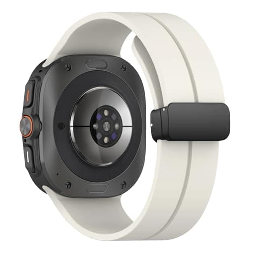Compatible with Samsung Galaxy Watch Ultra Bands 47mm,Magnetic Silicone Band Compatible with Galaxy Watch 7 Ultra Band 2024 Replacement Strap Men Women Cellular phone case