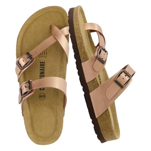 CUSHIONAIRE womens Luna Slide Sandal