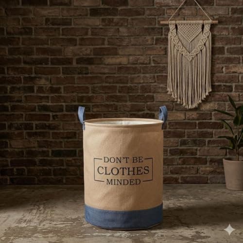 Generic Collapsible Linen Laundry and Toy Basket with Padded Handles, .kI Laundry hamper