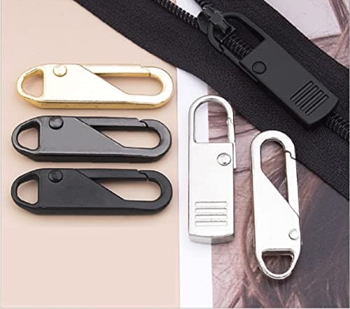 Upgraded Zipper Pull Replacement Metal Zipper Handle Mend Fixer Zipper Tab Repair for Shoes Luggage Suitcases Bag Jacket Zipper fastener