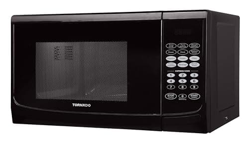 TORNADO Microwave Solo 28 Liter 900 Watt 6 Menus Black TMD-28S-BK Microwave oven