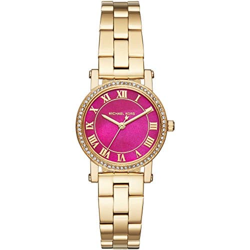 Michael Kors Petite Norie Watch for Women - Analog, Stainless Steel Band - MK3708