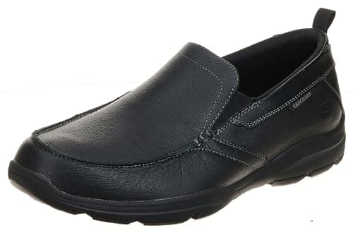 Skechers Men's Relaxed Fit: Harper - Forde Loafer | Athletic, Slip-Ins, Maximum Cushioning, Glide Step, Air Cooled Goga Mat, Machine Washable Shoes