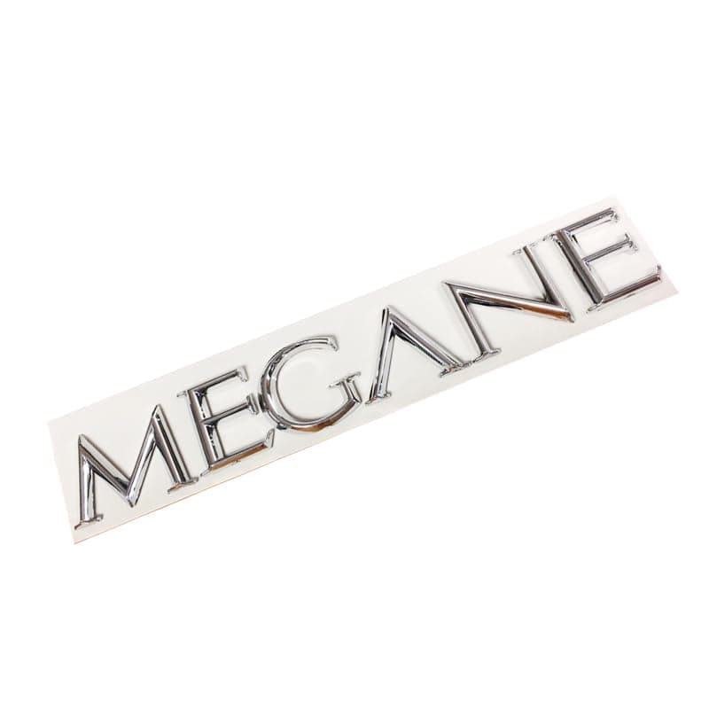 KaberTrade 3D Car Emblem Sticker Decal Car Decoration for Cars - Replacement for Lost and Damaged Sign, Chrome Finish (Fit & Compatible with Renault Megane - 17cm Code:2450) Vehicle emblem