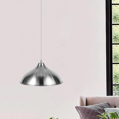 El Rawda RL-DS-014 Modern and Elegant High Quality Ceiling Lamp for Living Room or Bedroom - Silver