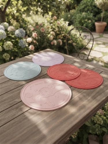 Heat Resistant Silicone Trivet Mat for Hot Pots Pans Kitchen Table Protector