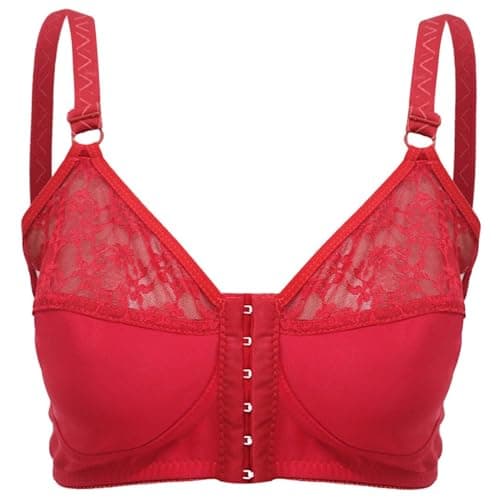 Lasso Womens Front Open Bra Cup B With Lace Bra