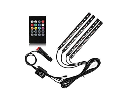 Generic Led strip for car salon and pedals - sound sensor with lighting - remote control
