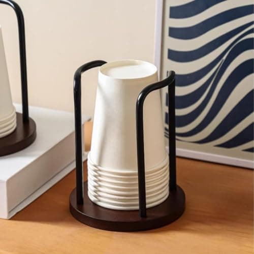 Cup Holder Organizer for Water Dispenser & Coffee Corner Space Saving