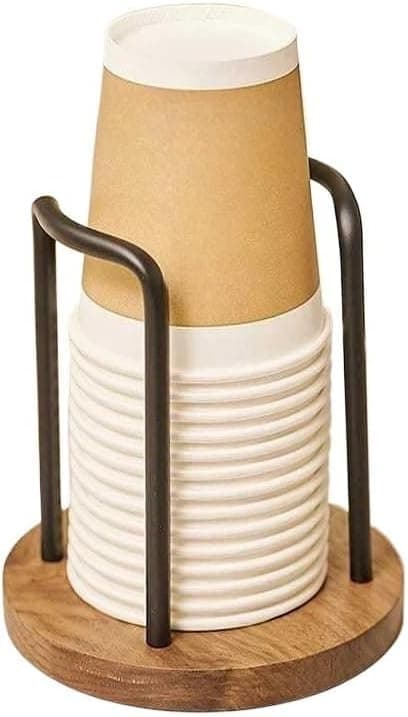 Cup Holder Organizer for Water Dispenser & Coffee Corner Space Saving