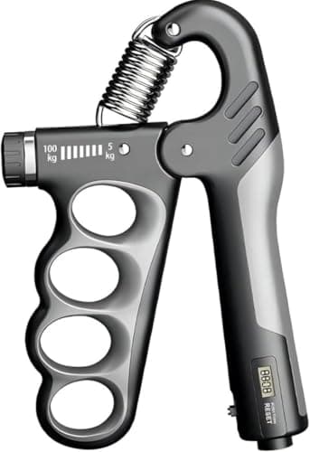 Digital Hand Grip Exerciser, Adjustable 5-100kg, Digital Display, Ergonomic Design (Multi Color)