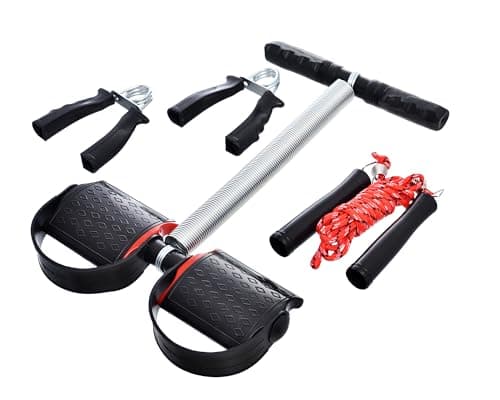 city star sport Set Of 3 Pieces Of Fitness Set With Non-Toxic, Long Lasting Material - Red Shoes