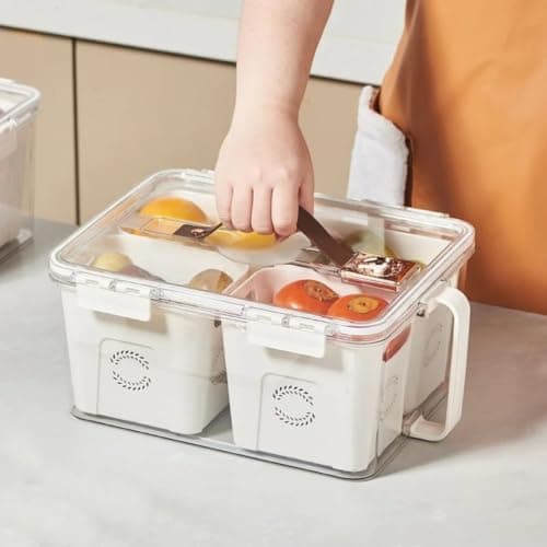 Generic Storage Container with 4 Compartments, 7 Litre, .sew