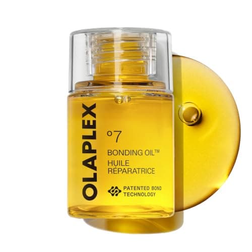 Olaplex bonding oil no.7 30 ml reduces frizz & flyaways ,extends color & renews vibrancy, heat protection up to 450 f , shortens drying time , softens & detangles , uv protection and vegan Hair styling agent