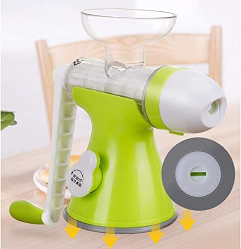 Manual 2-in-1 Juicer and Ice Cream Maker Spiral Press Fruit Veggie
