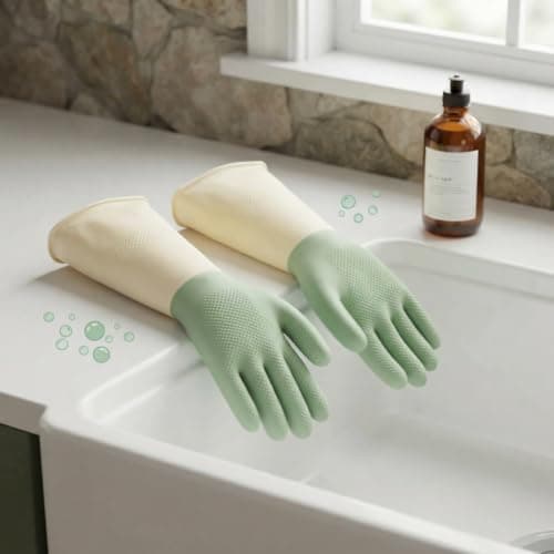 Silicone Cleaning Gloves Set for Dishes and Daily Tasks