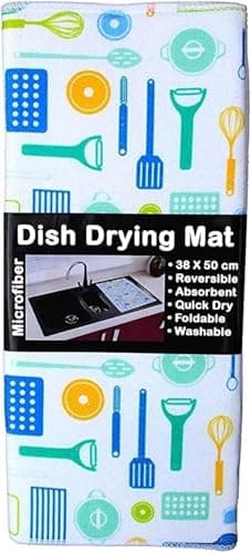 Hanso Microfiber Kitchen Towel, 50x40CM, 5-Pack, Soft & Absorbent, Easy to Clean, Multi-Purpose