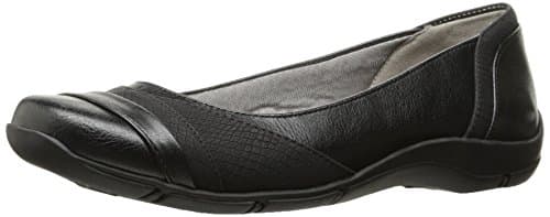 LifeStride Women's Dig Flat, Black, 41 EU Large