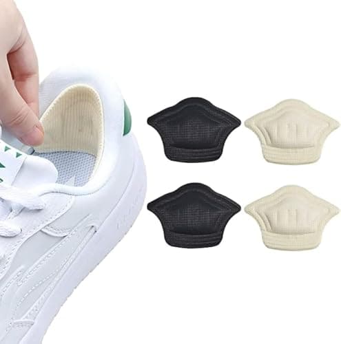 2 Pairs Heel Pads Heel Protection Heel Holder Non-Slip Self-Adhesive Heel Spike Mat for Men and Women sprts and classic shoes Shoe insert