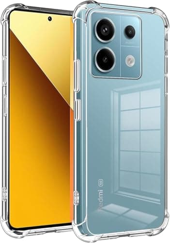 Case for Redmi Note 13 5G Case, Case for Girls Women, Clear Transparent Soft Flexible TPU Slim Phone Protective Case Cover for Xiaomi Redmi Note 13 5G Clear Cellular phone case