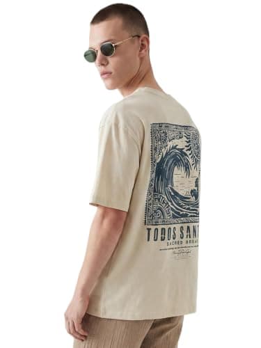 LC WAIKIKI Crew Neck Printed Men's Jersey T-Shirt