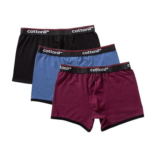 Cottonil Pack of 3 Cotton Every Day Boxer Underwear for Men Underpants