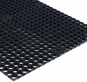 Original Heavy Duty Rubber Floor Mat Multi Use For Apartment Door Building Entrance Office Bathroom Daily Traffic Easy Wash Strong Base Size 40 x 60 cm