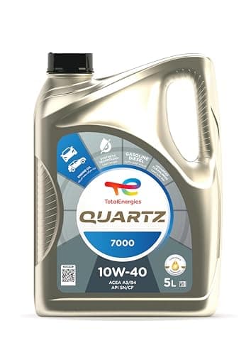 TotalEnergies QUARTZ 7000 10W-40 Synthetic Technology Engine oil for Passenger Car - 5 Liters Auto oil
