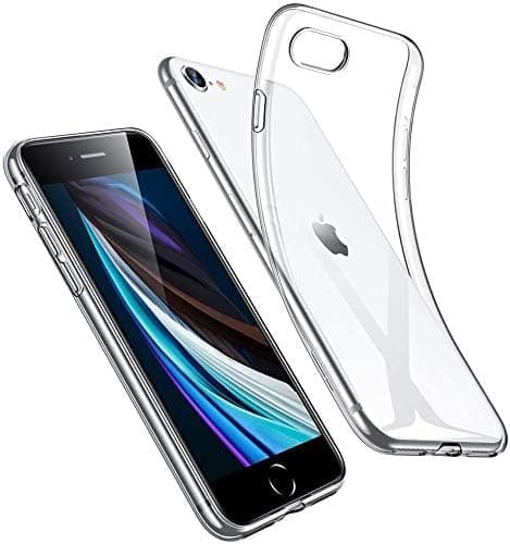 Ultra Slim Clear Cover for Apple iPhone 7/8 Super Light and Thin 0.55 mm with Edge Protection and Drop Protection Case - Transparent