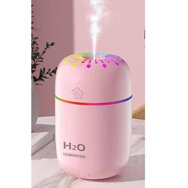 KaberTrade Air Freshener Water and Your Favorite Fragrance Suitable for Car, Home, Office USB Mist Maker (1 Piece Pink Code:9838) - KaberTrade Humidifier