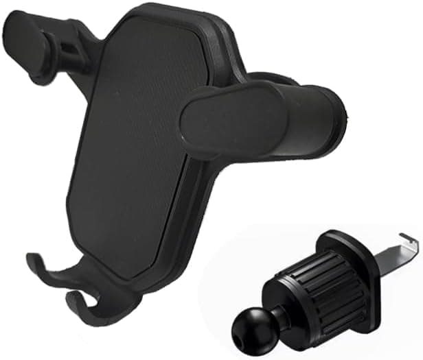 AGA Universal Car Phone Holder Air Vent Phone Holder Compatible with All Mobile Phones (Black) AGA Portable electronic device mount