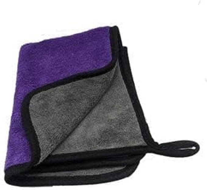 1 Piece Premium Cleaning Microfiber Towel Drying Towel, Super Absorbent and Suitable for Car/Windows/Screen/Kitchen - Size 34x56 cm - Multicolor - SA CAR