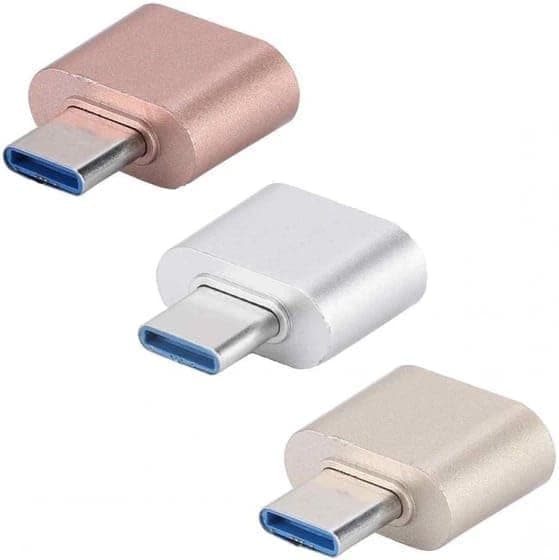 Pack of 3 pic OTG & USB Flash Drive For Smart phones, tablets USB3.0/TYPE-C, Compatible with all Android phones and digital devices Electronic adapter