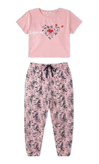 Women's Home Wear Comfortable Everyday Wear Practical Lounge Lounge Indoor Pajamas - One Size F