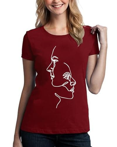 Print Online Short Sleeve T-Shirt -C714