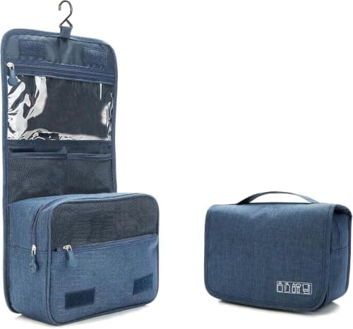 Hanging Makeup Organizer Bag with 10 Inner Pockets for Travel & Closet Cosmetic case