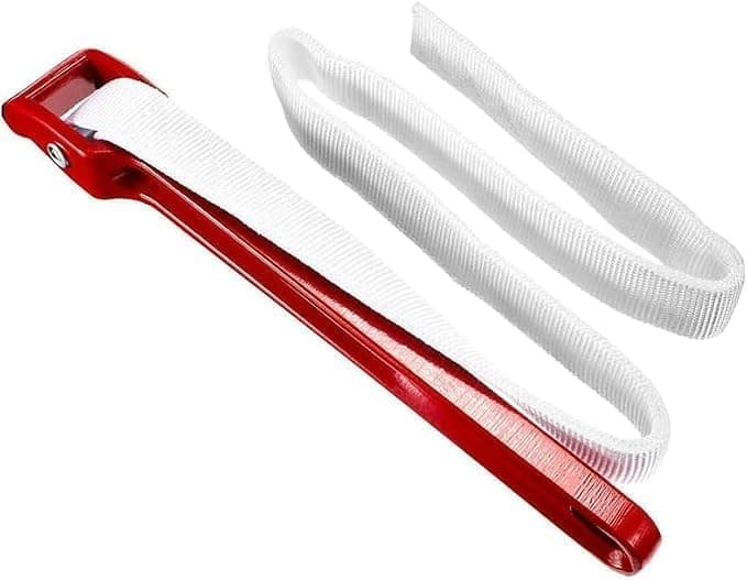 Nylon Strap Wrench, Specially Designed for Removing Oil Filters and Working on Pipes and Versatile (30cm Length, 12" Tape) AGA