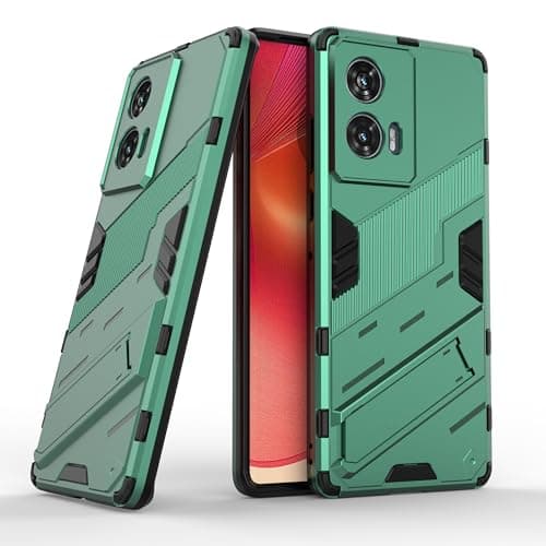 GOLDEN MASK Compatible With Motorola Edge 50 Fusion Punk Case Anti Protection (Green) Cellular phone case