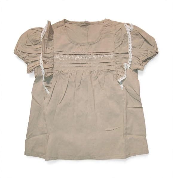 lovely land girls Coffe Broderie Dress Dress (pack of 1)