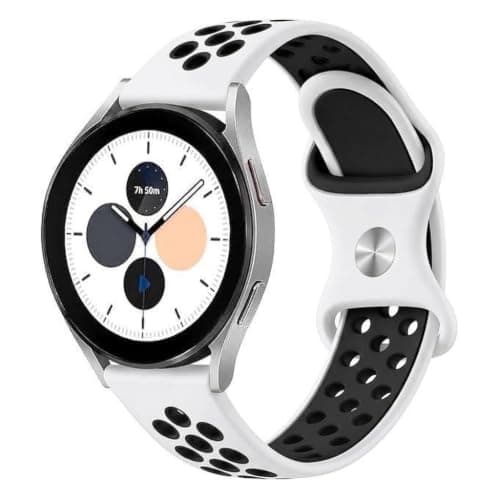 Straps (Compatible with Samsung Galaxy Watch 7 6 5 4 FE Strap 20mm 44mm/Watch 6 Classic 43mm 47mm/5 Pro 45mm/4 Classic 42mm 46mm, 40mm Soft Silicone Replacement Sport Band for
