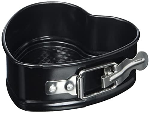 Küchenprofi Springform mold Heart 12cm in black, Metal, 12 x 12 x 5 cm