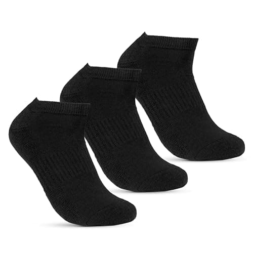 STITCH Womens Pack of 3 Half Terry Ankle Casual Socks