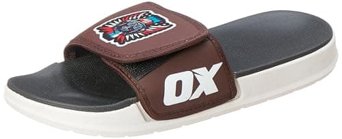 OX mens OX-S-100-Brown-38 Slide Sandal