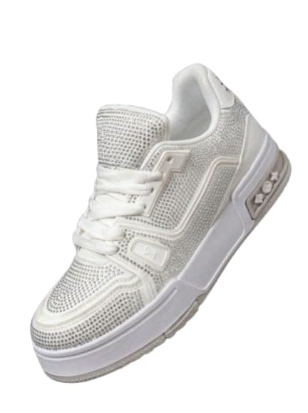 Women's Casual Modern High Top Comfort Sneaker | Running & Streamlined Lightweight Lace Up Front Sneaker MS (40) Shoes