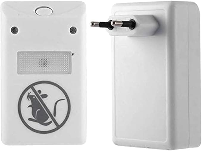 Ultrasonic Mouse Repellent-"Ultrasonic Rat Repellent-Safe and Effective Technology to Keep Mice and Rodents Away Without Chemicals, Ideal for Homes, Offices & Warehouses" Pest control device