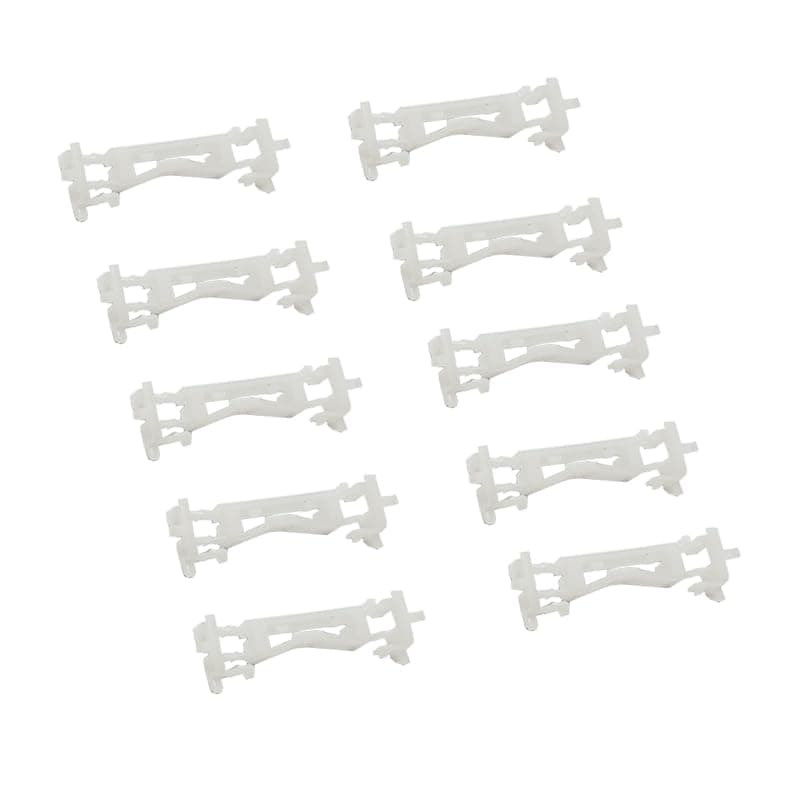KaberTrade Car Roof Ruler Fastener Clips for Lancer Shark/EX and Some Other Makes and Models (10 Pcs White, Code :10305) - KaberTrade Auto accessory