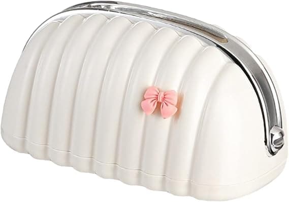 Tissue Box Zipper Bag | Bow Tissue Holder with Bow Stickers | Practical Tissue Box for Daily Use D