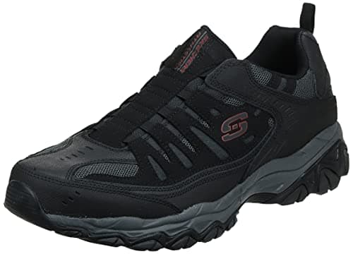 Skechers Sport Men's Afterburn M. Fit Wonted Loafer,black/charcoal,13 M US Shoes